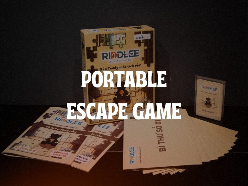 Portable Escape Game có thể mang đến trải nghiệm linh hoạt không bị giới hạn bởi thời gian và không gian.